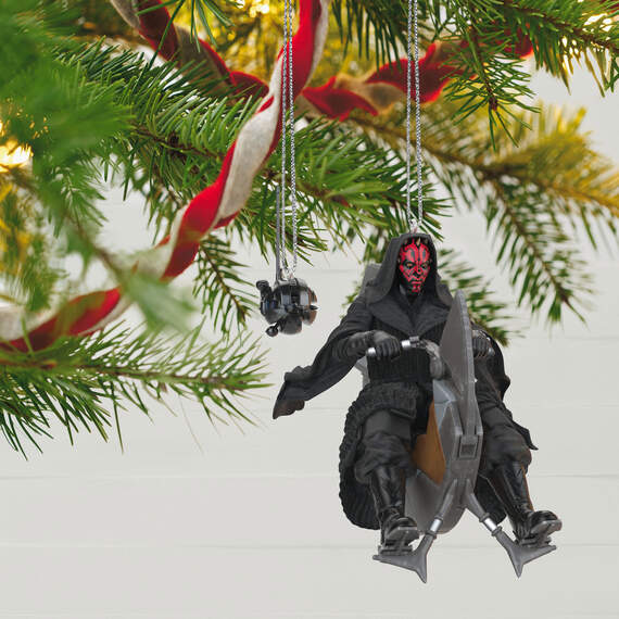 Star Wars: The Phantom Menace™ 25th Anniversary Darth Maul™ and Sith Probe Droid™ Ornaments, Set of 2, , large image number 2