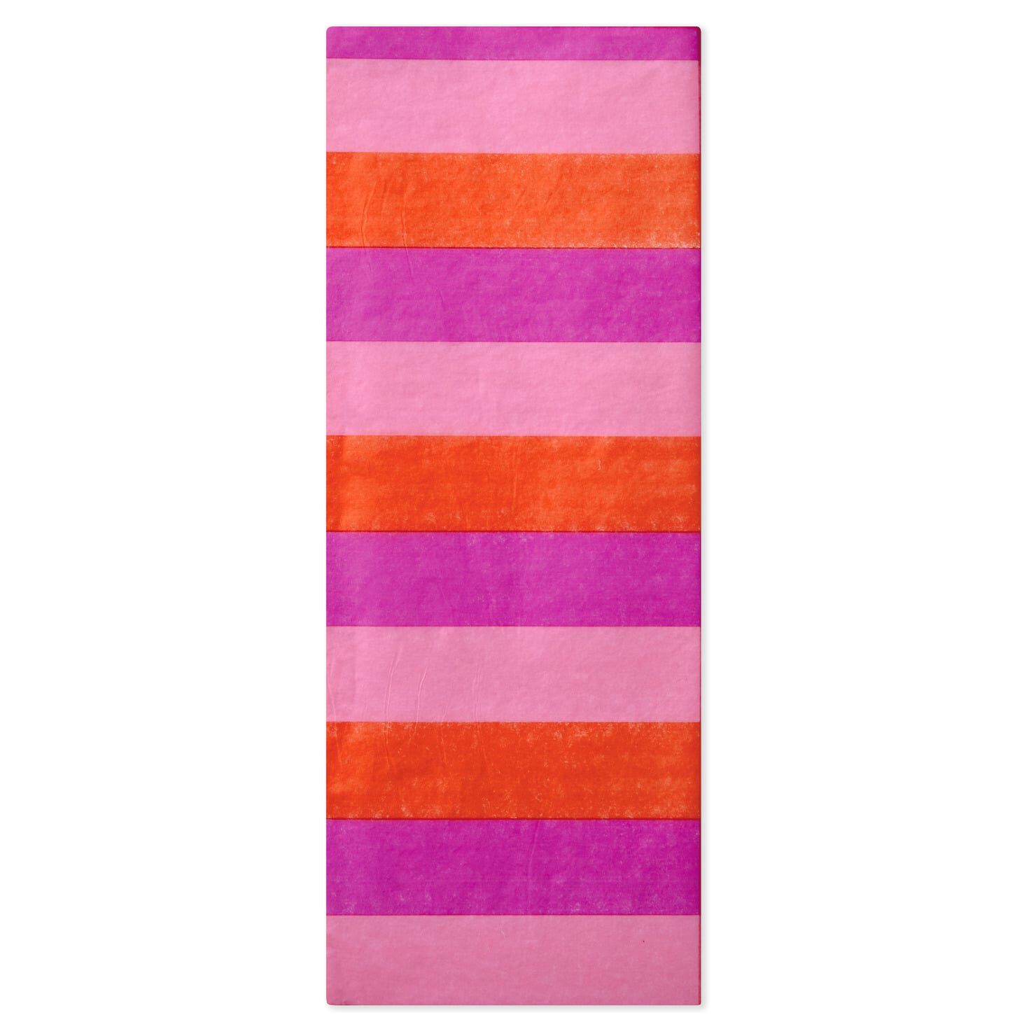Warm Horizontal Stripes Tissue Paper, 4 sheets