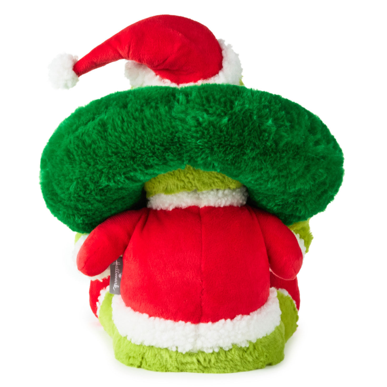 Plush Grinch Sitting in Christmas Wreath back image number 4