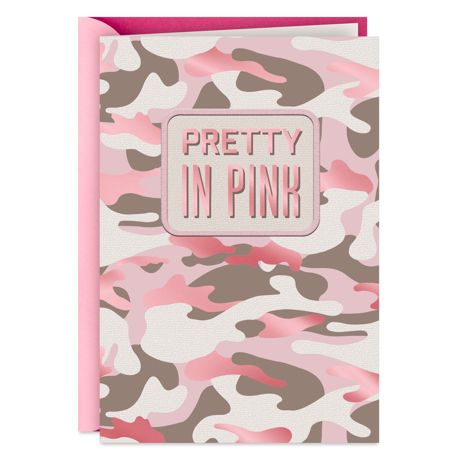 Pretty in Pink Camo Birthday Card for Her for only USD 3.99 | Hallmark