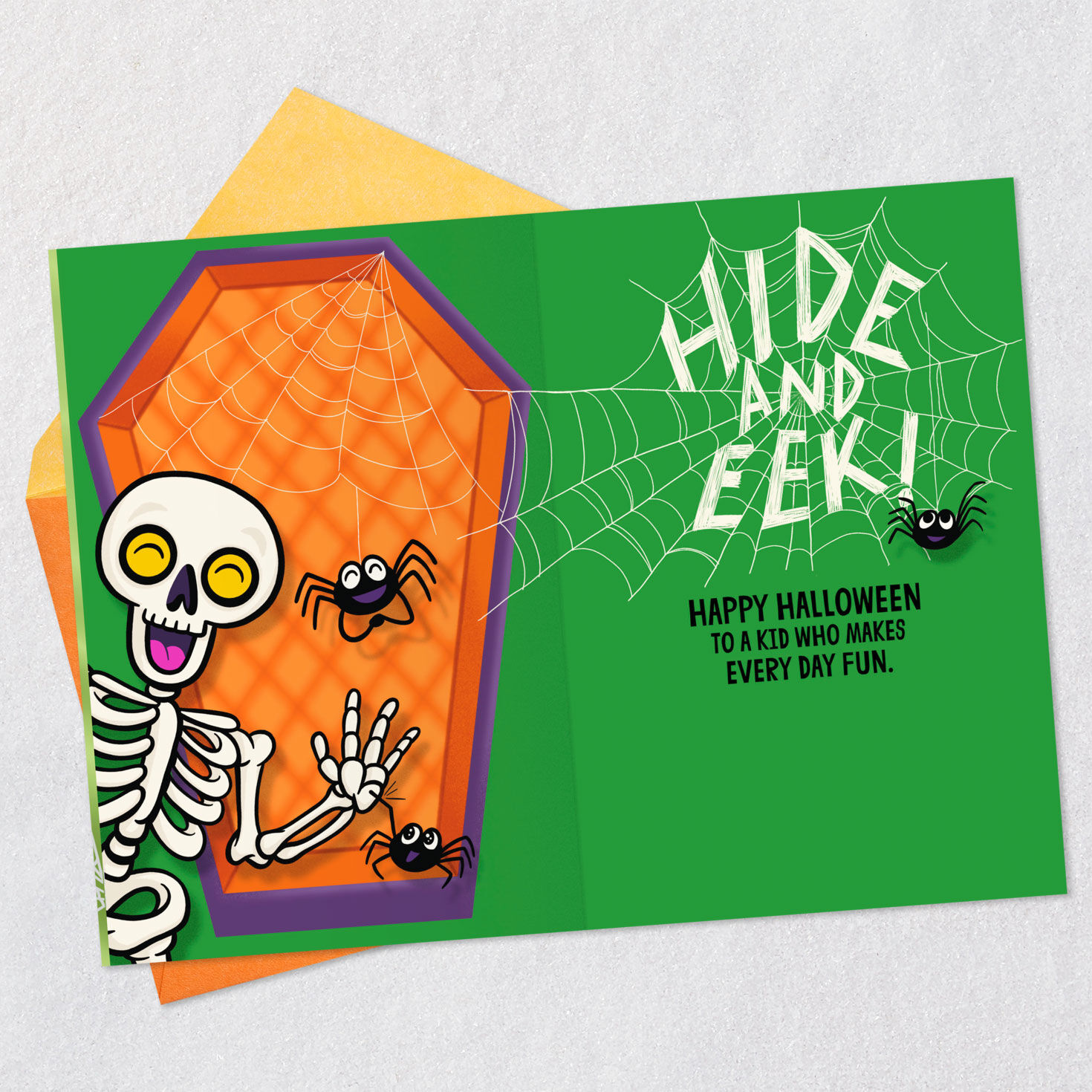 Hide and Eek Joke Halloween Card for Grandson for only USD 2.99 | Hallmark