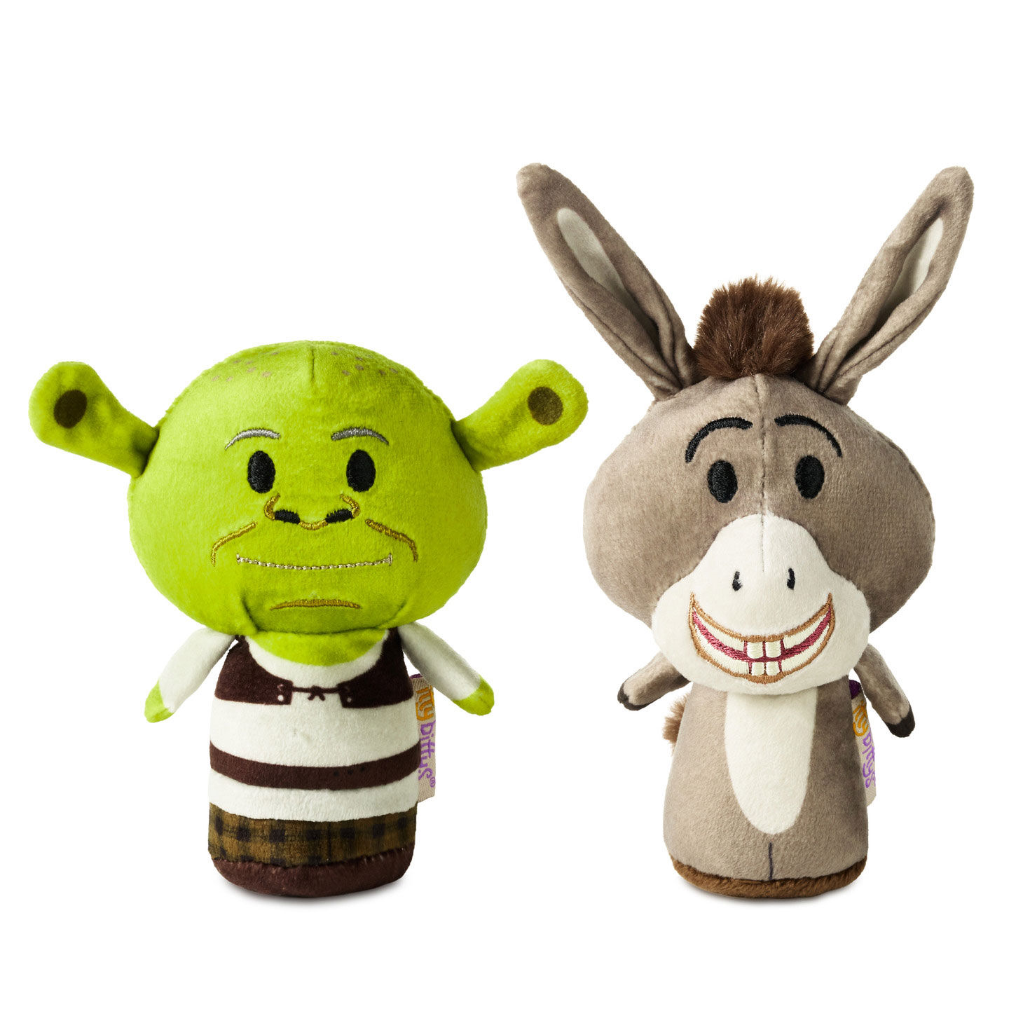 itty bittys® Dreamworks Shrek and Donkey Plush With Sound, Set of 2