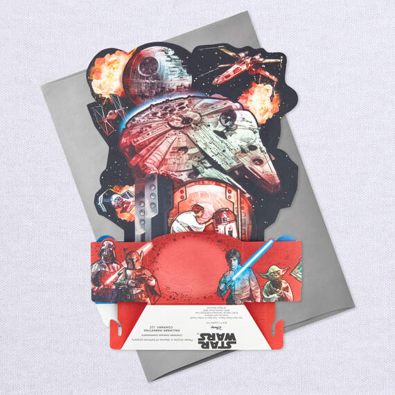 Star Wars™ Galaxy Musical 3D Pop-Up Birthday Card With Light, , large image number 8