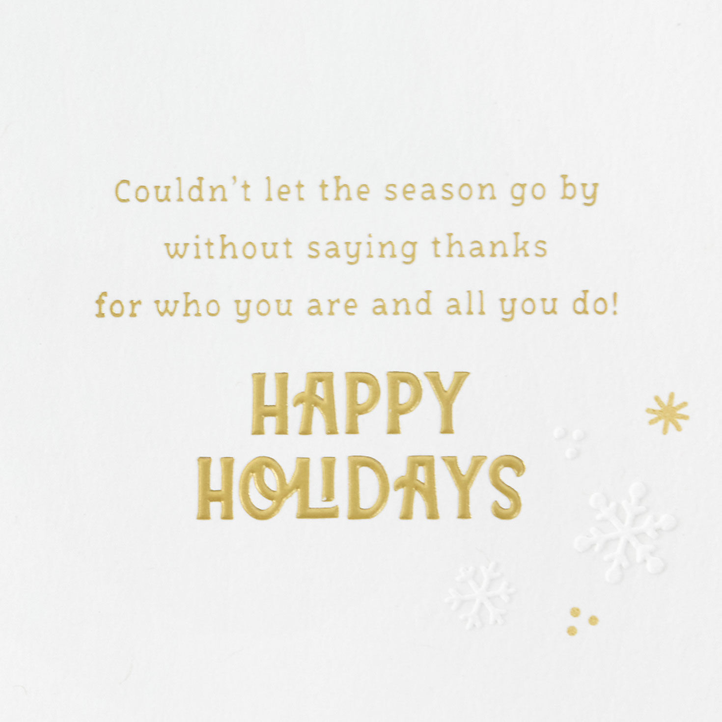 Teal Botanical Grateful for You Christmas Card sentiment image number 2