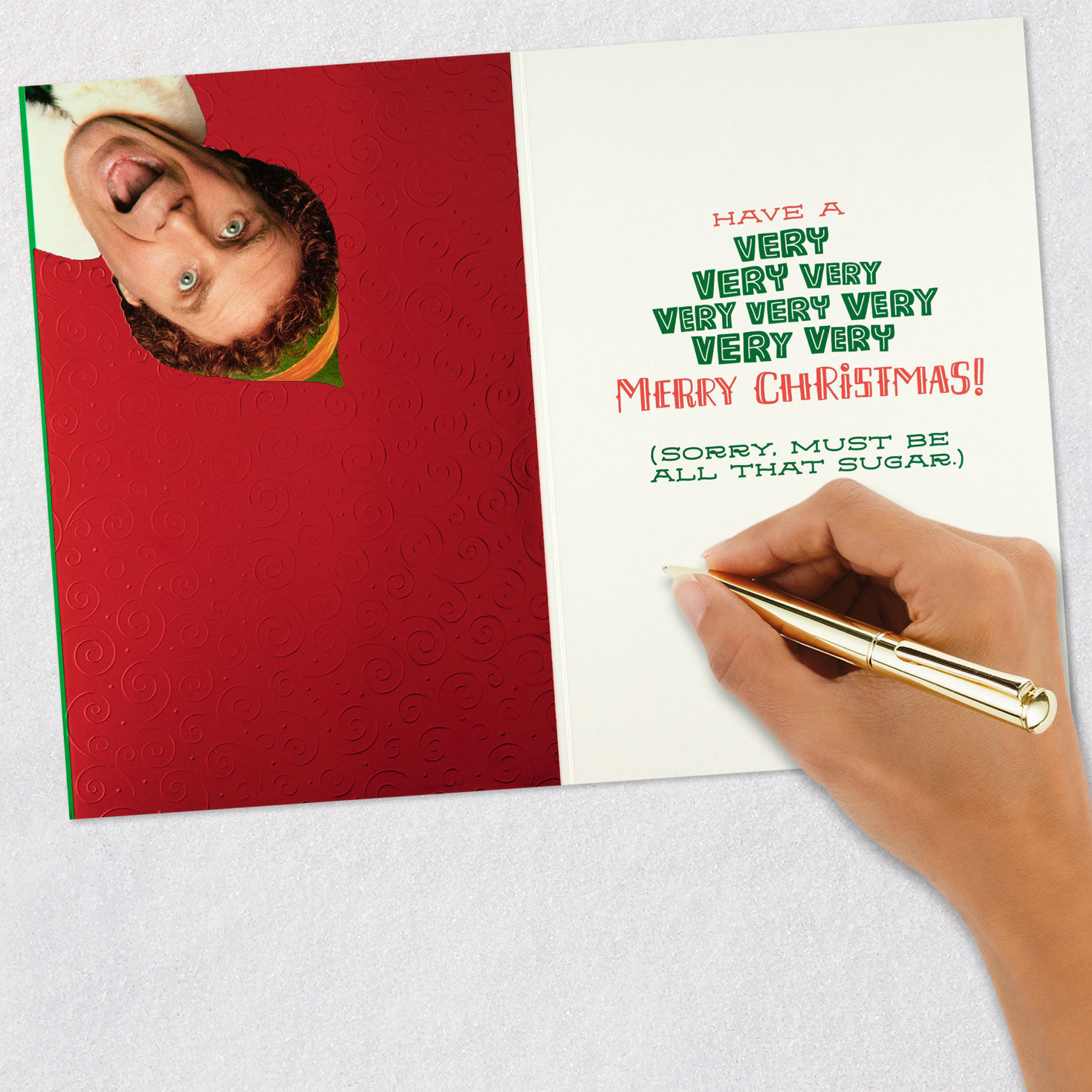 Elf Buddy the Elf&trade; Holiday Advice Funny Christmas Card, , large image number 6
