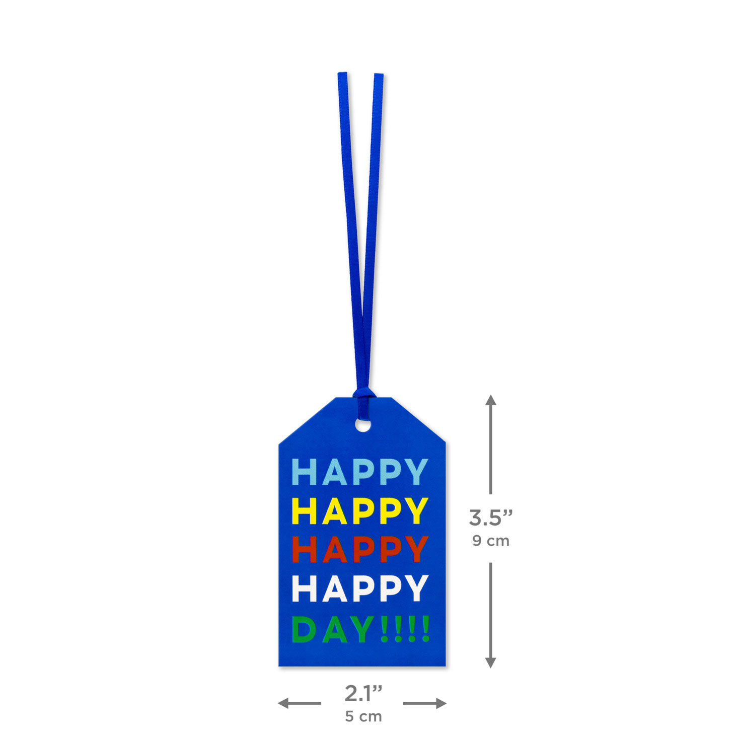 Birthday and Festive Hanging Gift Tags Set measurement image number 3