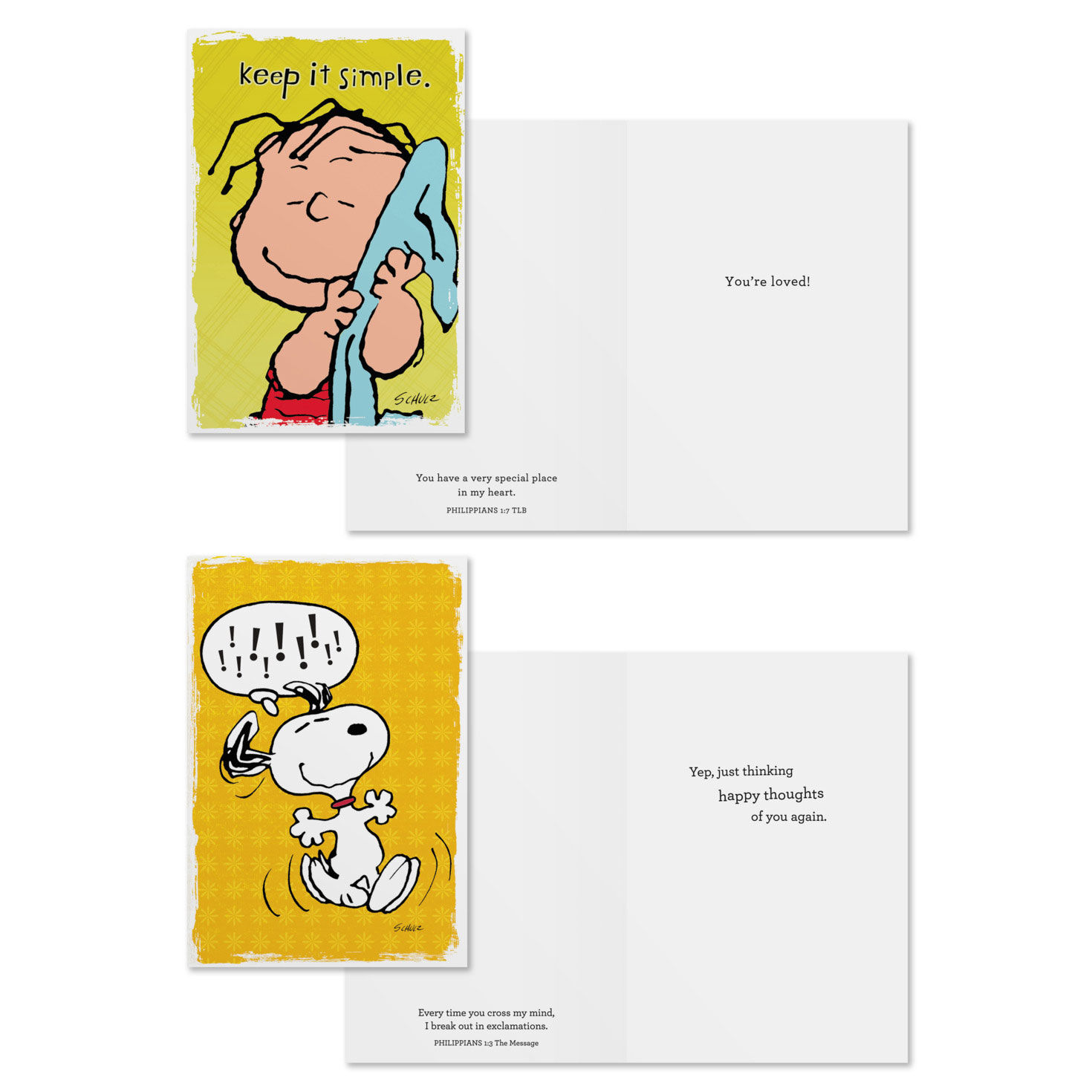 Peanuts DaySpring Encouragement Assortment Card Front with Sentiment image number 4