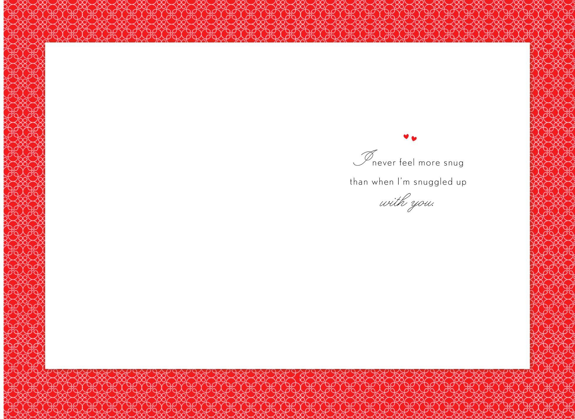 Snug with You Valentine's Day Card