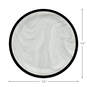 Gray and White Marbled Dessert Plates, Set of 8, , large image number 3