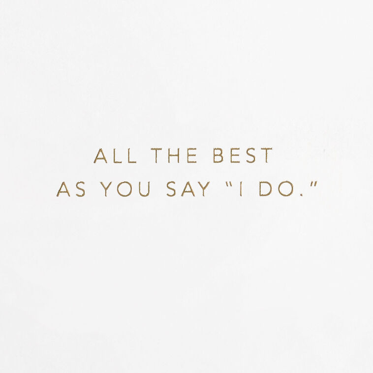 Quilled Flowers Signature Wedding Card Sentiment image number 2