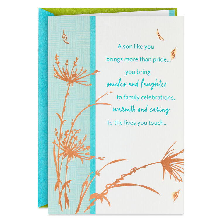 Pride and Happiness Father's Day Card for Son