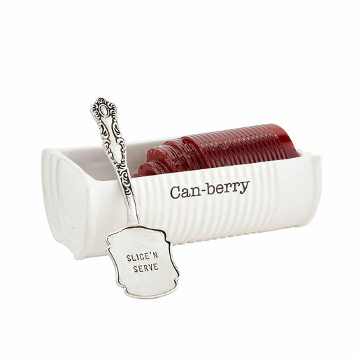 Mud Pie Can-Berry Dish With Spatula, Set of 2, 