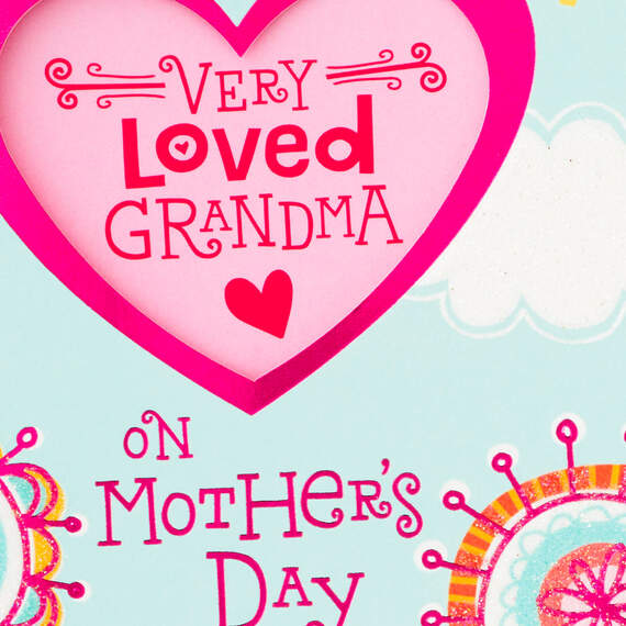 Very Loved Grandma Mother's Day Card With Sticker, , large image number 6