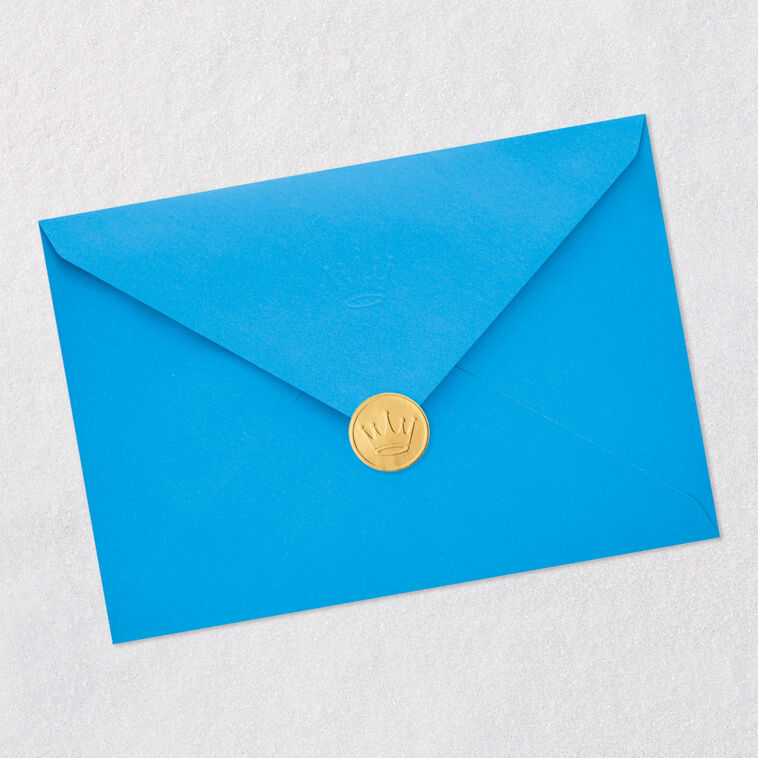 Geometric Border Hanukkah Card for Daughter and Family Envelope Back with Seal image number 8