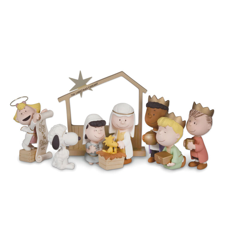 Peanuts® Christmas Pageant Figurines, Set of 9