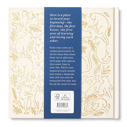 Our First Year Together: A Memory Keeper for Your New Cat Book, 