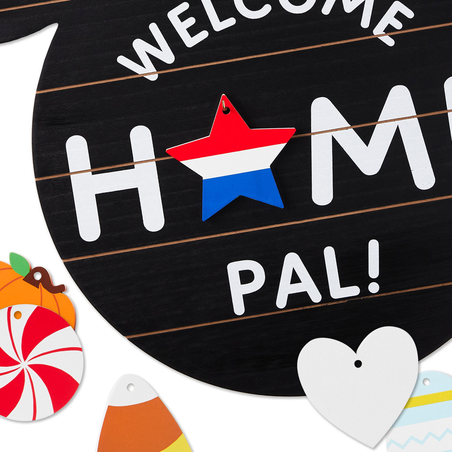 Disney Mickey Mouse Ears Welcome Sign With Seasonal Decorations, , large image number 5