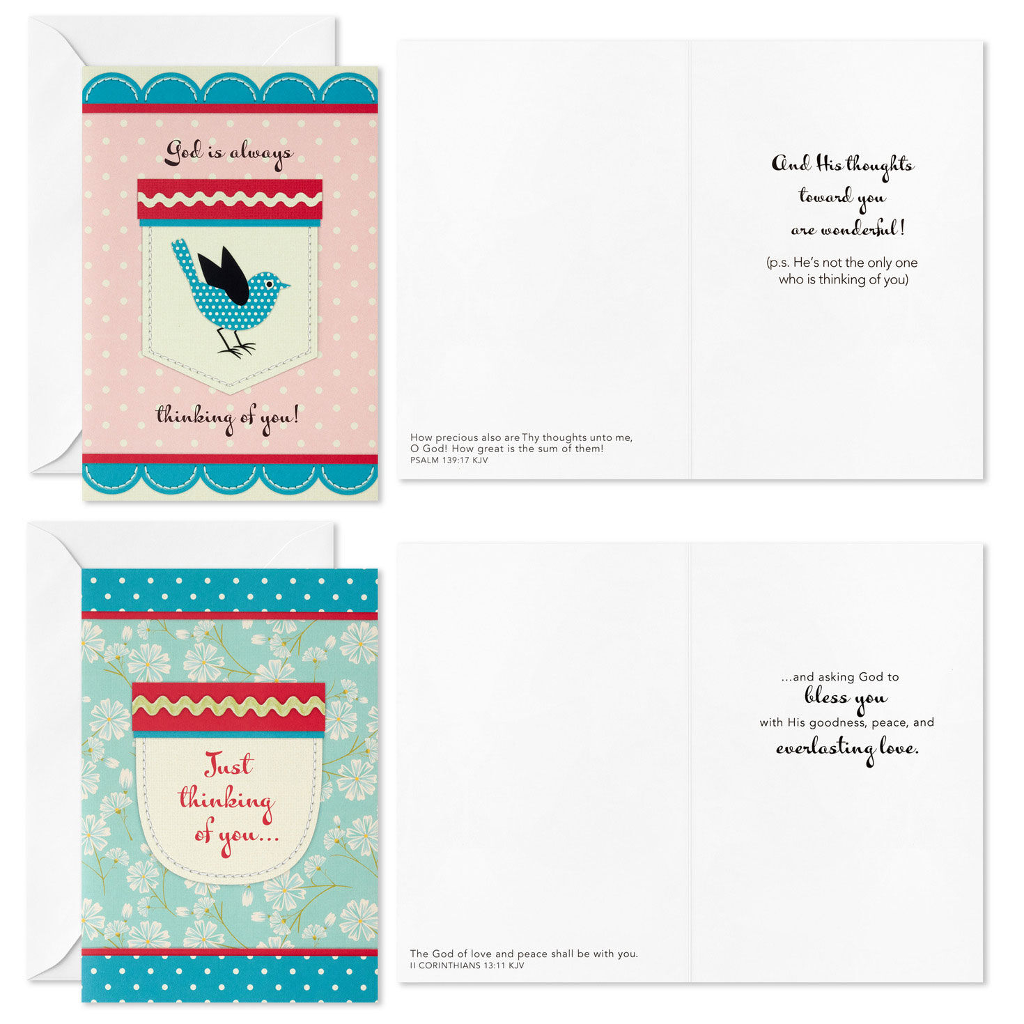 Homespun Religious Assorted Boxed Support Cards Card Fronts with Sentiment image number 4