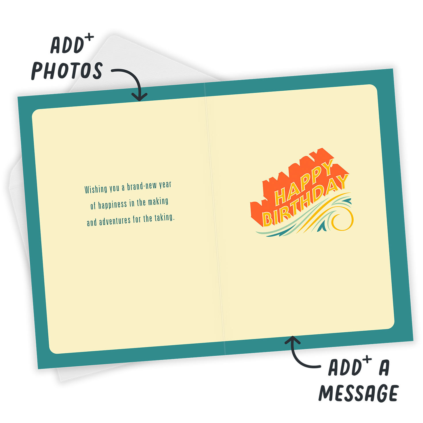 Life Is An Epic Journey Birthday Photo Card, , large image number 3