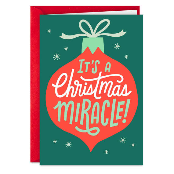 A Christmas Miracle! Funny Christmas Card