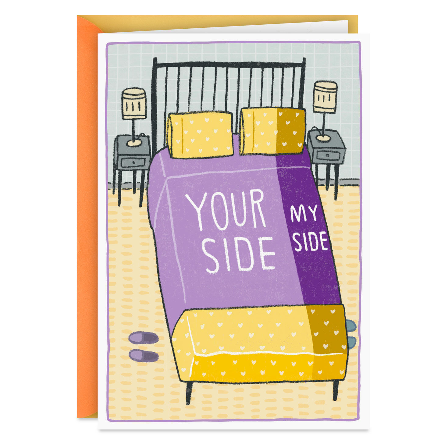 Your Side, My Side Funny Anniversary Card