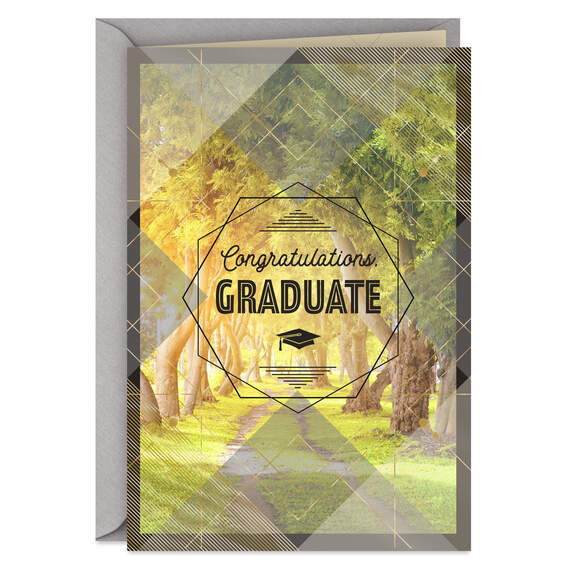 Walk With Confidence into the Future Graduation Card