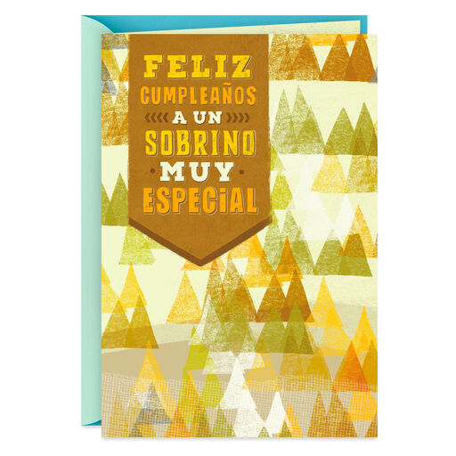 Thought of With Love Spanish-Language Birthday Card for Nephew, 