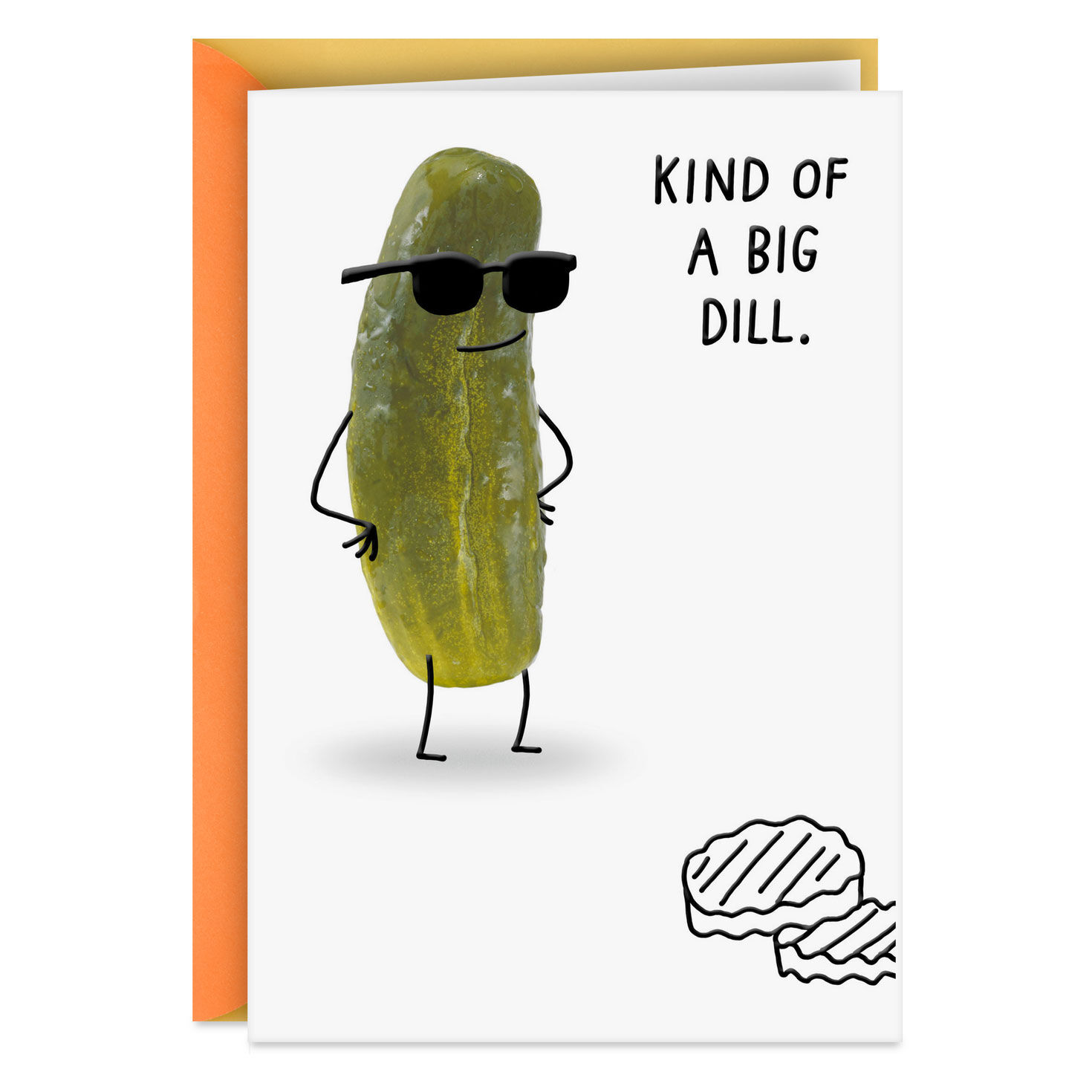A Big Dill Funny Birthday Card
