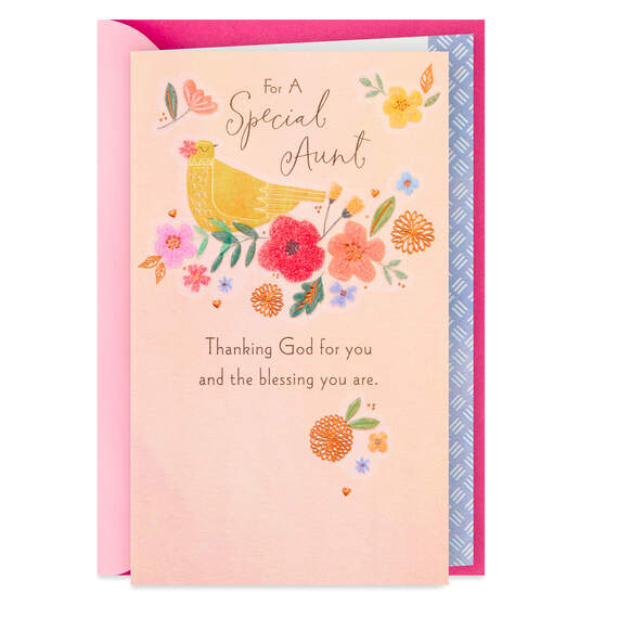 Blessed by Abundant Love Mother's Day Card for Aunt, , large image number 1
