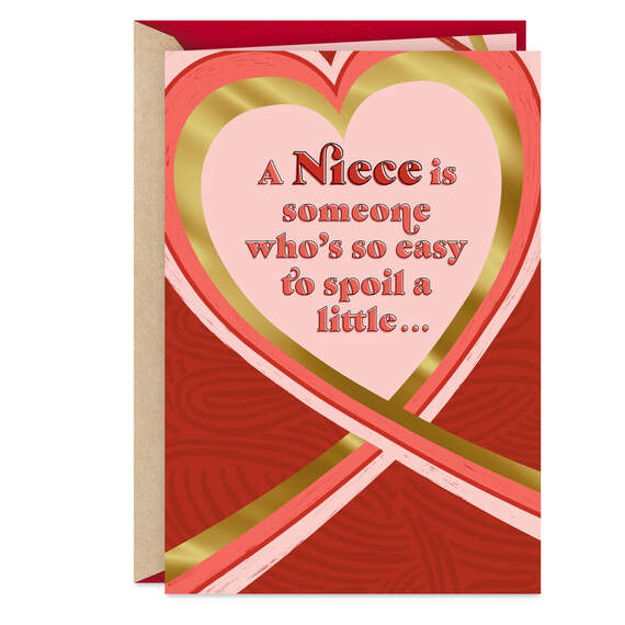 Easy to Love You Valentine's Day Card for Niece, , large image number 1