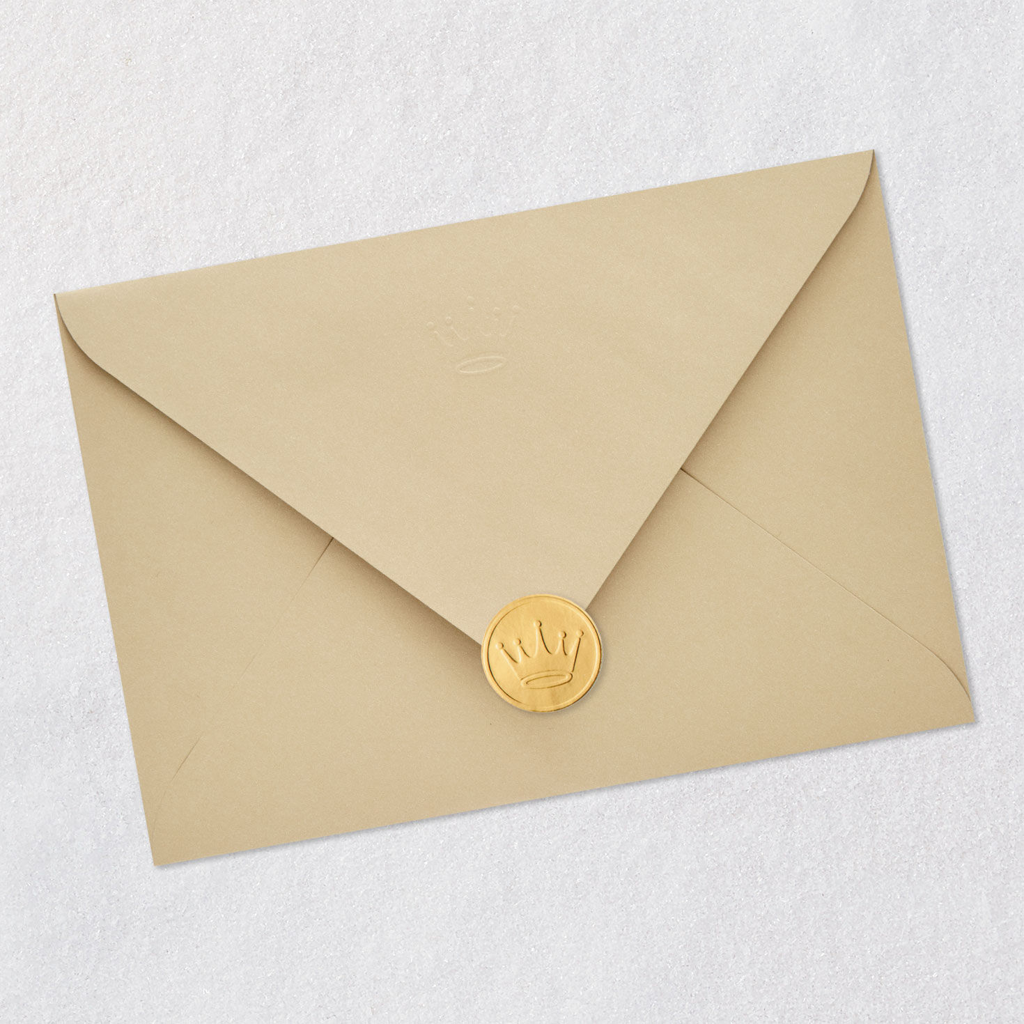 Elegant Leaves Birthday Card for Grandson Envelope Back with Seal image number 8
