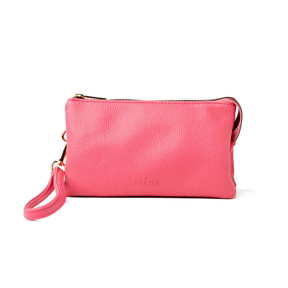 Kedzie Hot Pink Faux Leather Convertible Crossbody Bag, , large image number 1