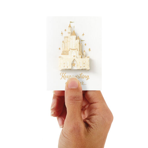 3.25" Mini Disney Princess Castle Wishing on a Star Card, 