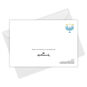 Blue and White Block Lettering Custom Hanukkah Card, , large image number 4