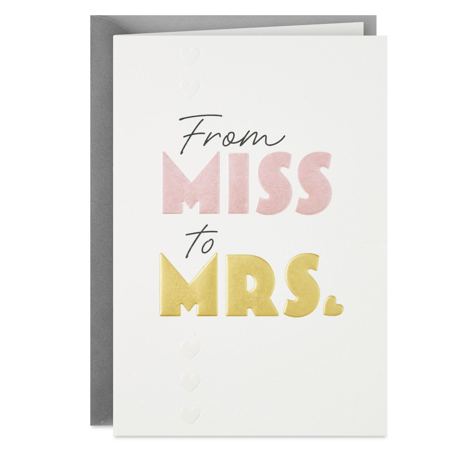From Miss to Mrs. Bridal Shower Card from Friends