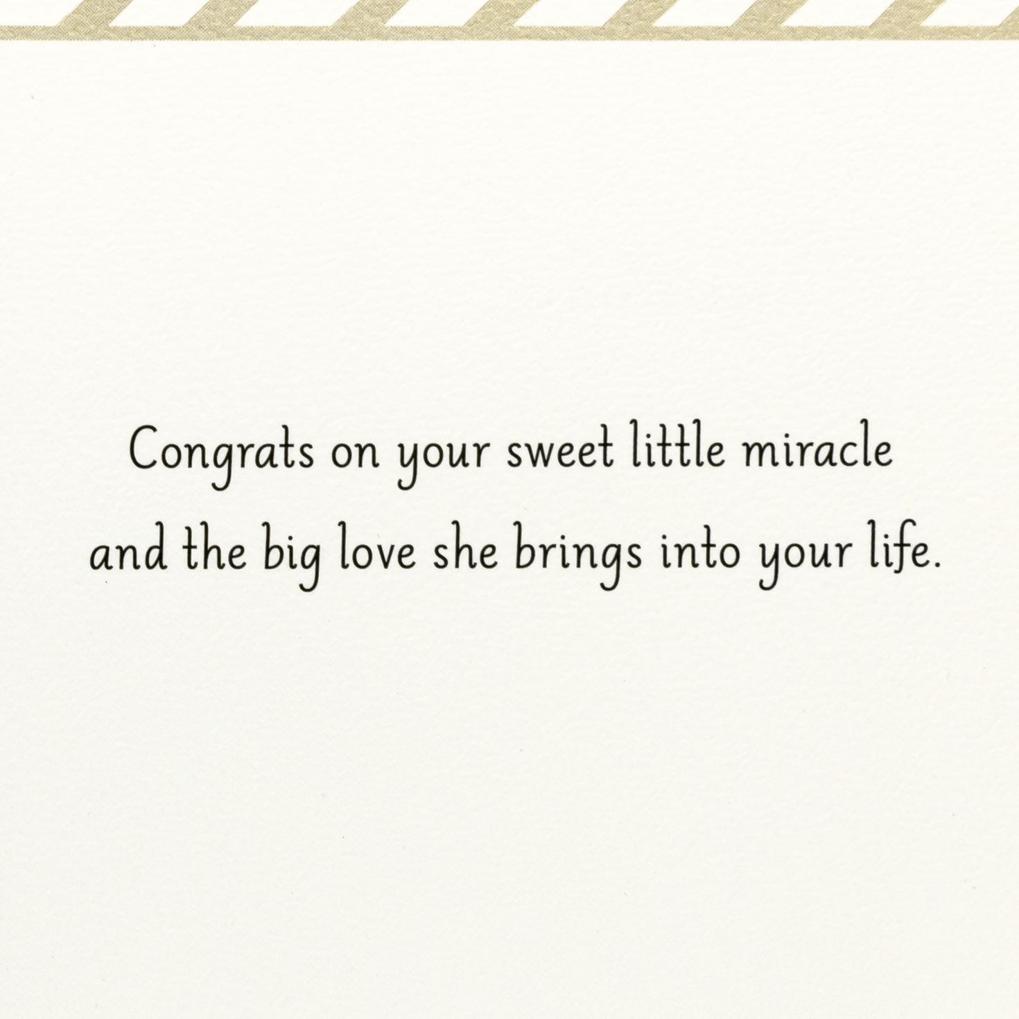 Crescent Moon and Stars on Pink New Baby Girl Card Sentiment image number 2