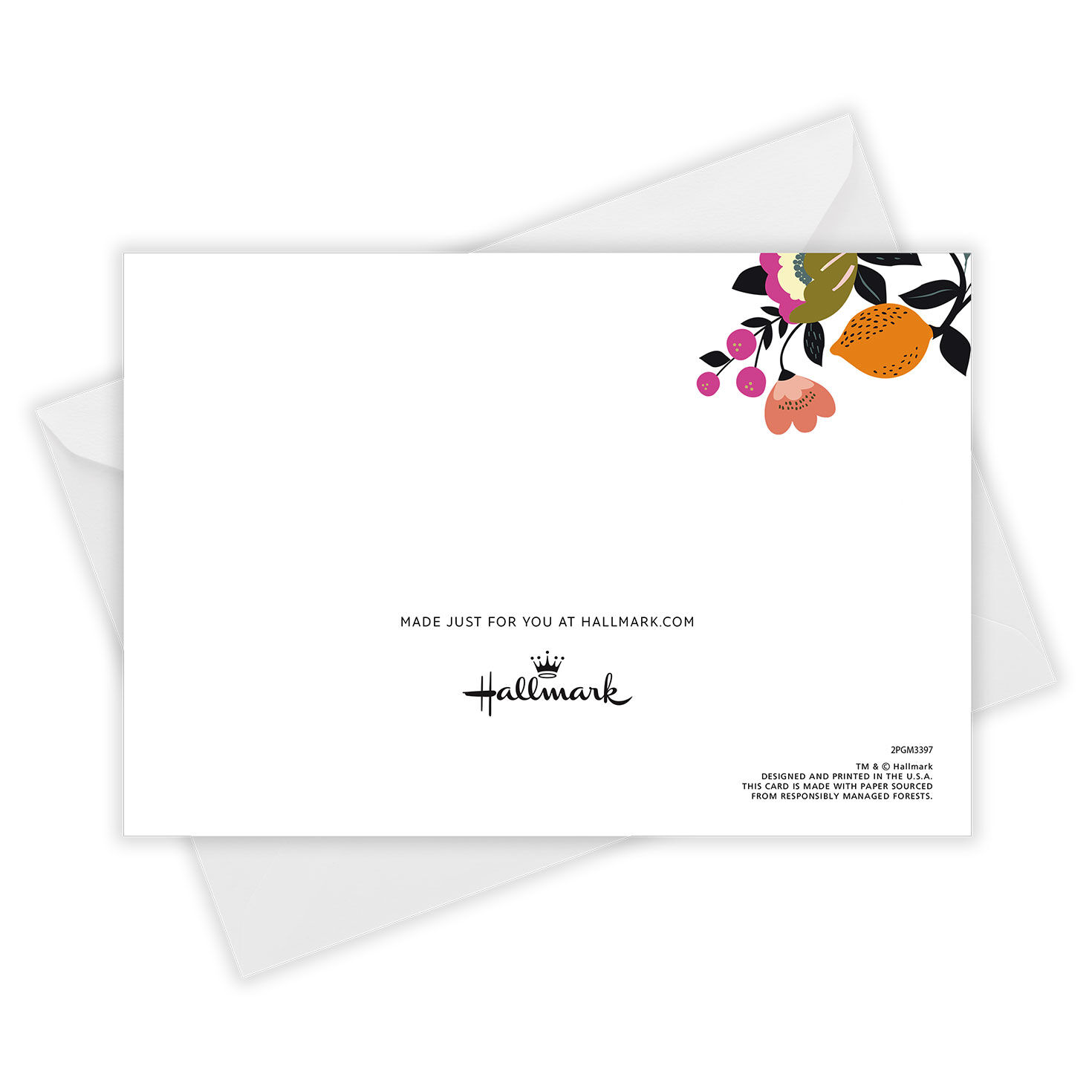 Lush Botanical Heart Custom Card, , large image number 5