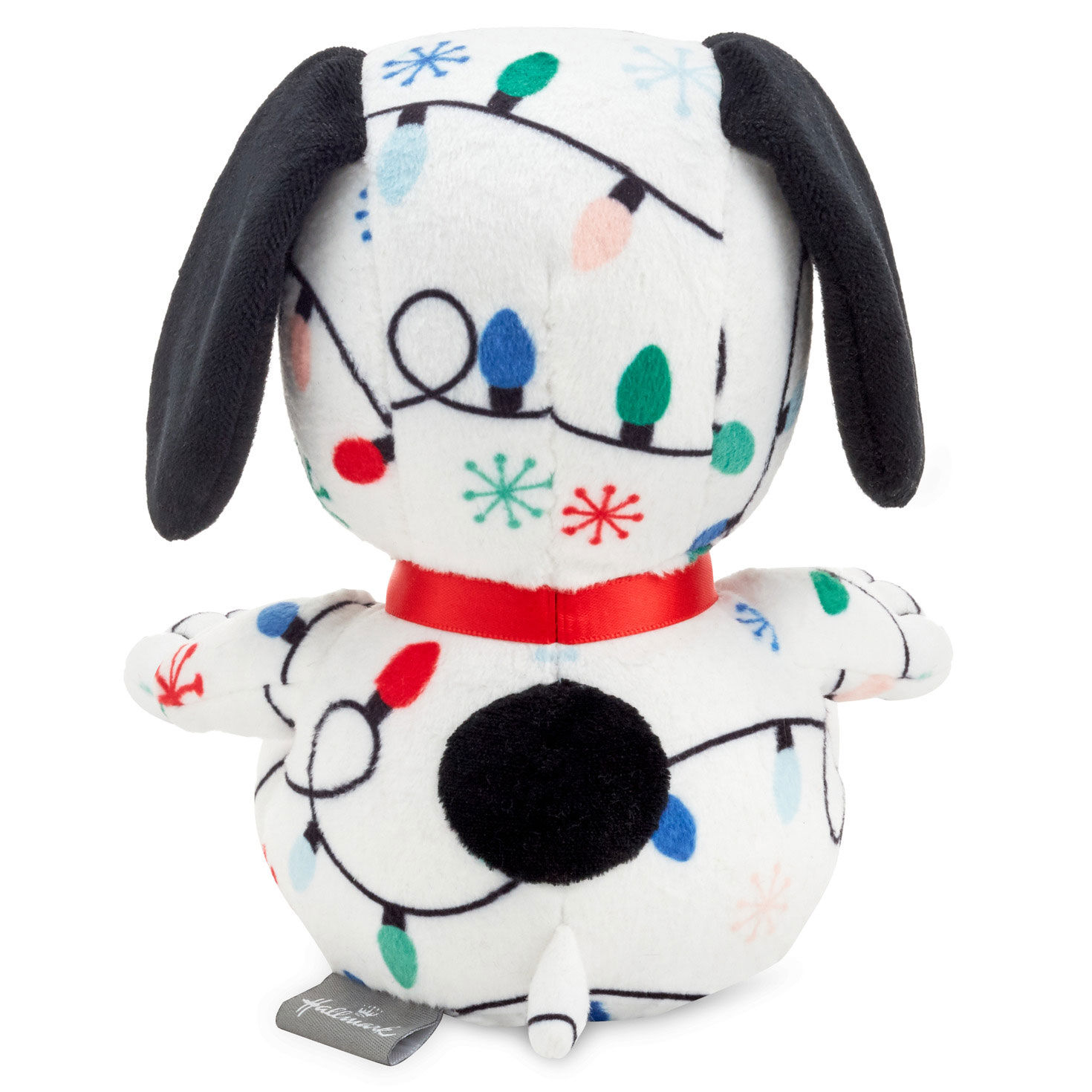Peanuts Snoopy in Christmas Lights Print Fur Back image number 3