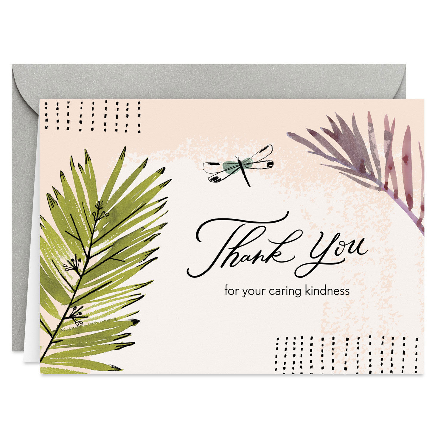 Palm Leaves and Dragonflies Blank Thank You Notes, Pack of 10 for only USD 10.49 | Hallmark
