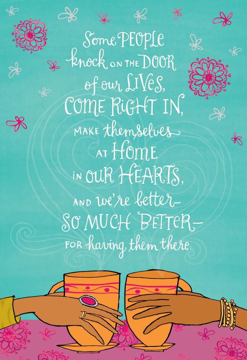 At Home in My Heart Birthday Card