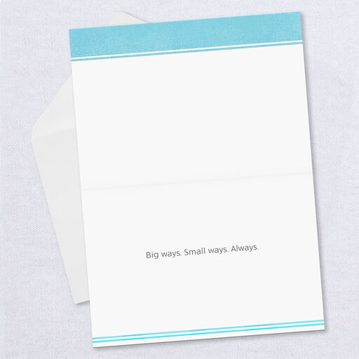 Personalized Rainbow Lettering Love Photo Card, 