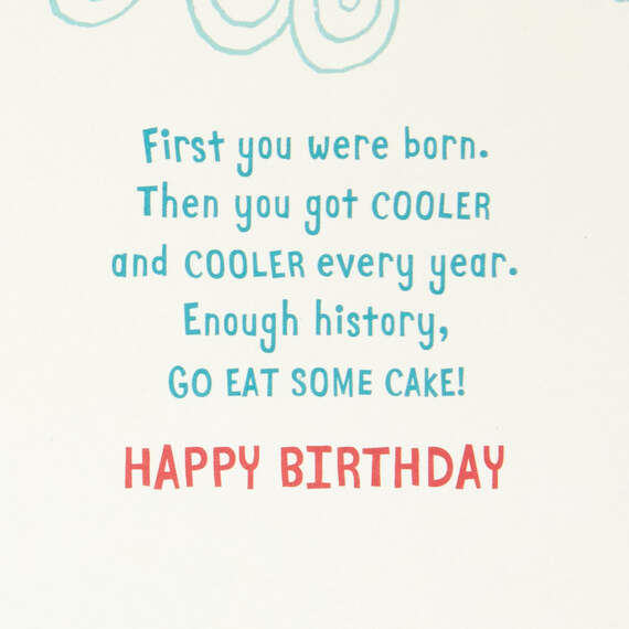 Cooler and Cooler Every Year 10th Birthday Card, , large image number 2