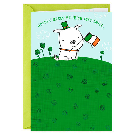 Wee Happy Thoughts of You St. Patrick's Day Card, 