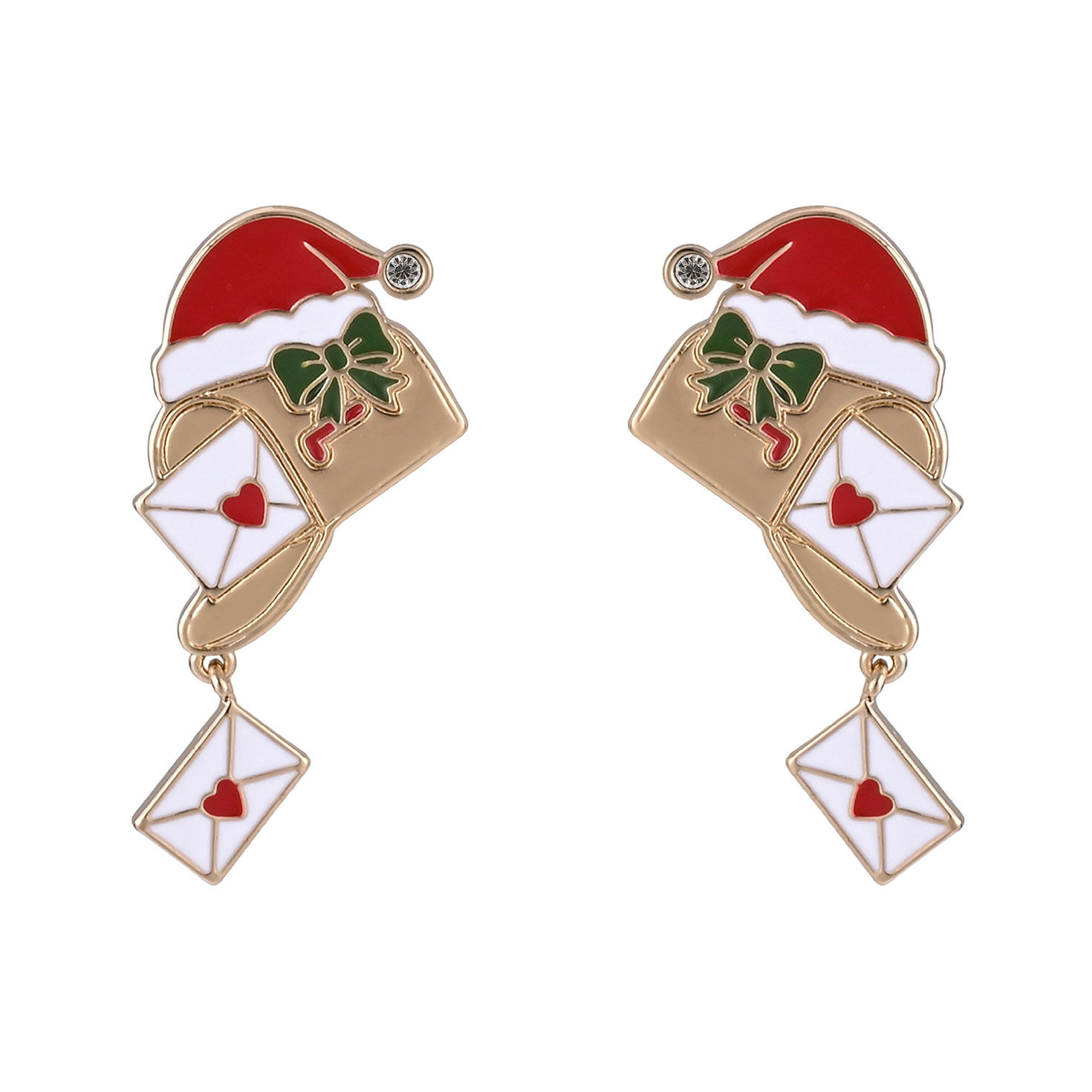 Santa Mail Statement Earrings front image number 3