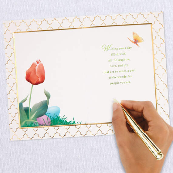 Variegated Tulips Easter Card for Wife, , large image number 6