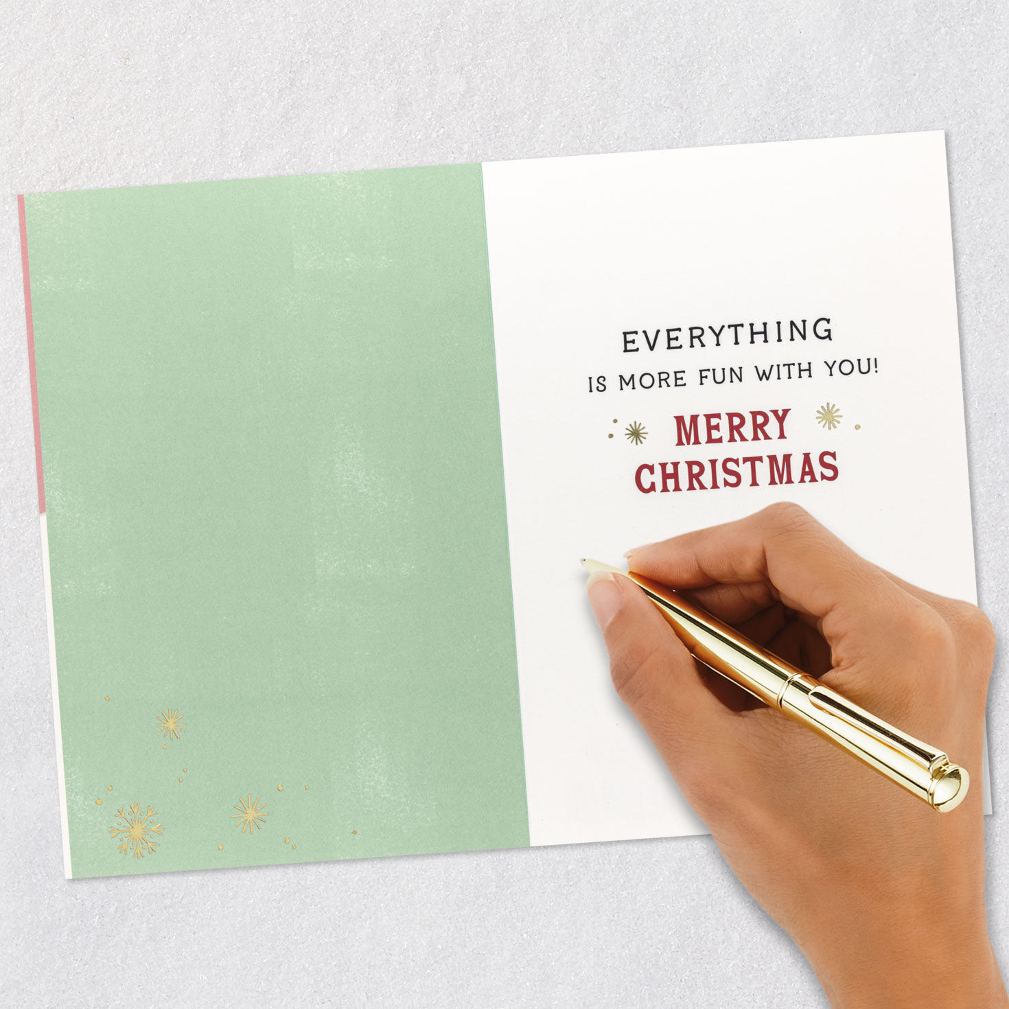 Everything Is More Fun With You Christmas Card for Kids, , large image number 6