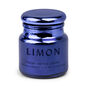 Meyer Lemon Soy Wax Metallic Cobalt Glass Candle  image number 1
