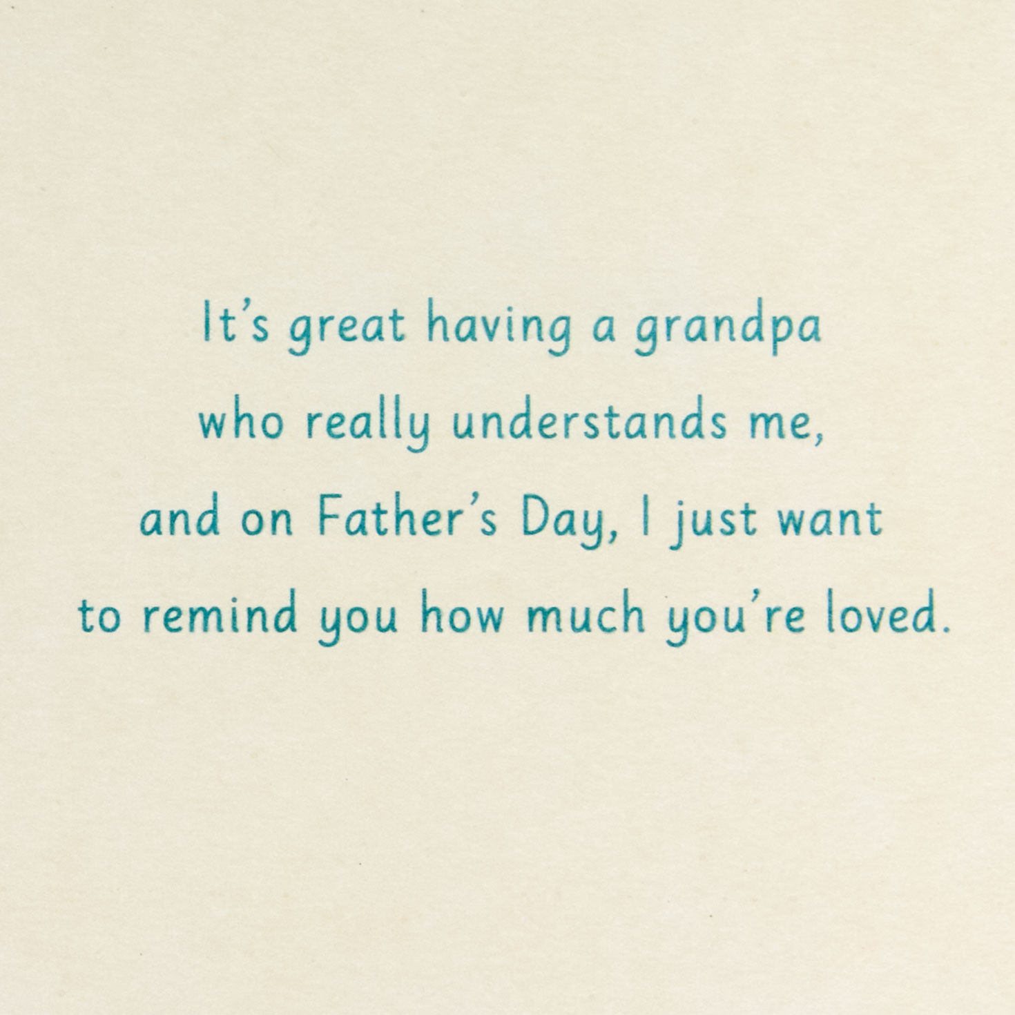 Blue Plaid Father's Day Card for Grandpa Sentiment image number 3