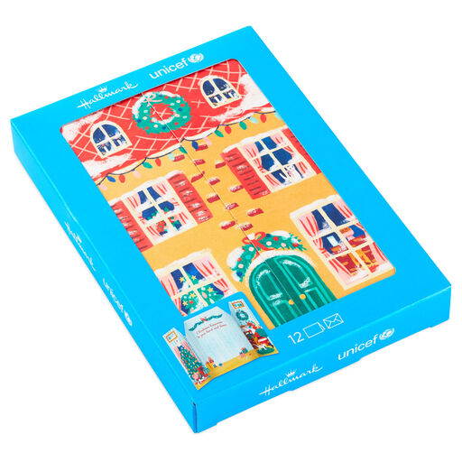 UNICEF Happiness in Heart and Home Boxed Christmas Cards, Pack of 12, 