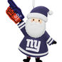 New York Giants Santa Fan Christmas Ornament closeup view image number 5